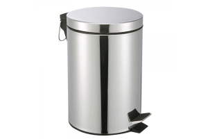 LIXEIRA PEDAL INOX 12 LTRS REF-CK651