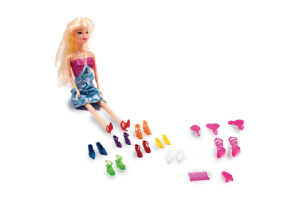 BONECA REINO DOS SONHOS C/SAPATOS E ACESSORIOS REF-P13893