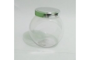 POTE PET TR 1.000ML METALIZADO PRATA REF-2010