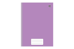 CADERNO LILAS 96 FOLHAS 200MM X 275MM COD-950940