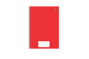 CADERNO OFF VERMELHO 80 FOLHAS 140MM X 200MM REF-947063