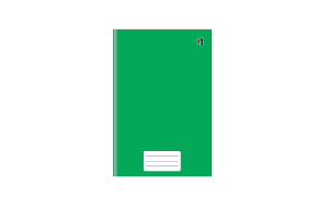 CADERNO OFF VERDE 96 FOLHAS 140MM X 200MM REF-941672