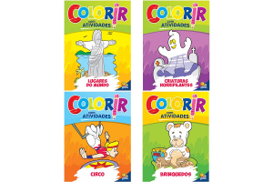 COLORIR COM ATIVIDADES ANIMAIS REF-1054040
