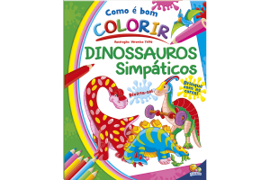 COMO E BOM COLORIR- DINOSSAUROS SIMPATICOS REF-1156799