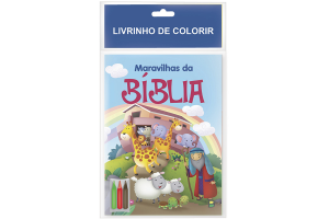 LIVRINHO DE COLORIR- MARAVILHA DA BIBLIA REF-1156225