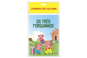 LIVRINHO DE COLORIR- OS TRES PORQUINHOS REF-1156241