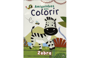 AMIGUINHOS PARA COLORIR- ZEBRA REF-1162322