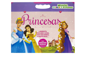 MEGAPAD- COLORIR & ATIVIDADES- PRINCESAS REF-1158775