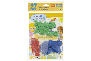 APRENDA EM CASA ALFABETO MOVEL- LETRAS E NUMEROS REF-1159950