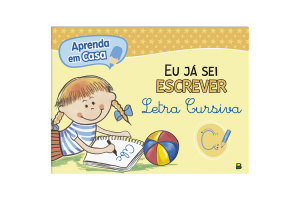 APRENDA EM CASA EU JA SEI ESCREVER LETRA CURSIVA REF-1091522
