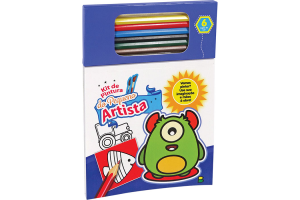 KIT DE PINTURA DO PEQUENO ARTISTA- AZUL REF-1157060