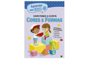 APRENDA EM CASA EXERCITANDO A ESCRITA- CORES E FORMAS REF-1141163
