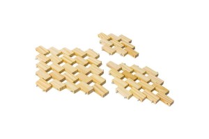 KIT ESTEIRA 3 PÇS RF 117 ALVES PLASTICO