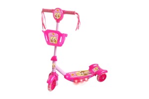 PATINETE COM CESTA ROSA