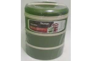 CONJUNTO C/3 PRATOS TERMICO VERDE REF-212200305