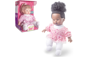 BONECA COLEC AO HAIR SOFTNEGRA REF-404