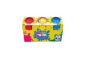 KIT MASSINHA DE MODELAR 3 PÇS REF-PI3513