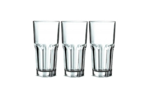 COPO DE VIDRO TRANSPARENTE 340ML REF-24494