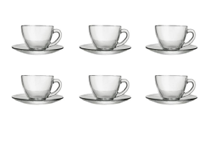 JOGO XICARA PARA CHA COM 6 XICARAS E 6 PIRES REF-24313 / 4GB12MBCRY3S300207