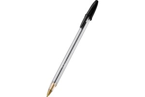 CANETA BIC CRISTAL PONTA GROSSA PRETA