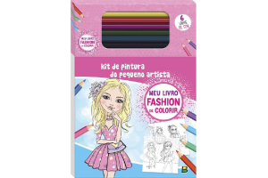 KIT DE PINTURA DO PEQUENO ARTISTA- FASHION REF-1161466