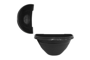 VASO DE PAREDE G PRETO