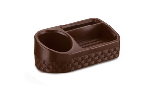 PORTA DETERGENTE RATTAN C/BASA MARROM REF,133