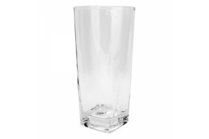 CONJUNTO 6 COPOS LONGO QUADRADO DE VIDRO 250ML REF-CK2941