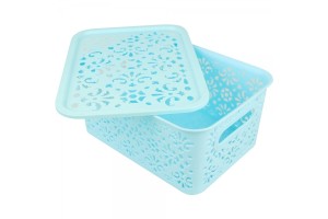 CESTA PLASTICA RET. C/TAMPA REF-CK2492