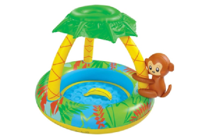 PISCINA MONKEY C/PROTETOR 40L 102X102X80CM REF-17044