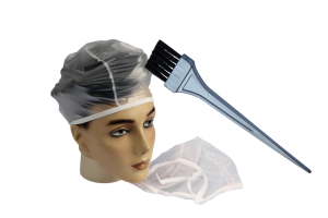 KIT TOUCA MECHA PVC COM PINCEL DE TINTA PEQUENO