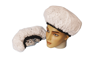 Touca de amaciamento capilar metalizada com isopor