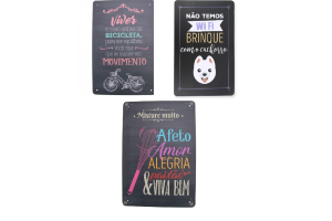 QUADRO DECORATIVO MDF 20X30CM REF-CK2297