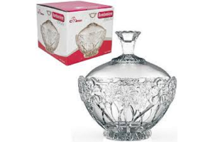 BOMBONIERE DE VIDRO FLORIDA 670ML REF-13649
