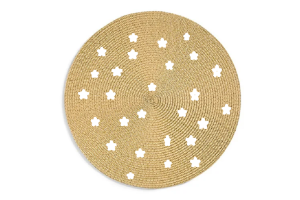 JOGO AMERICANO DOURADO BRANCO 33CM REF-62463001