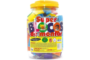 POTE BLOCOS DE MONTAR 80 PÇS REF-529