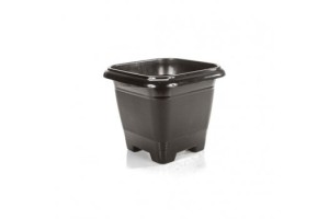 VASO QUADRADO PRETO 4,6 L REF-1333
