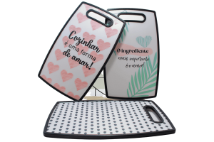 TABUA PLASTICA RETANGULAR 20CM X 30CM DU CHEF CHOC REF-WX7510 REF-121