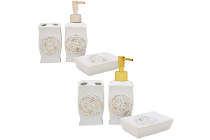 KIT DE BANHEIRO QUAD ARABESCO REF-WX6284 REF-748