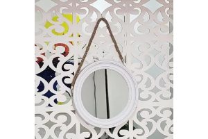 ESPELHO PAREDE PLASTICO / VIDRO 33CM COD 13941 REF-ESP-98