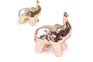 ENFEITE CERAMICA ELEFANTE 8CM REF-TP1318
