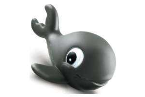 rinquedo De Vinil Para Bebê A Partir De 3 Meses Baleia Orca