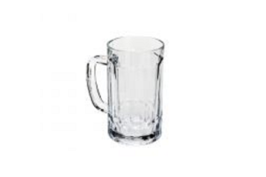 CANECA DE VIDRO 400ML 14,5X8CM REF-2780