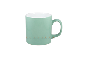 CANECA DE CERAMICA 355ML 9X8,5CM VERDE REF-20149