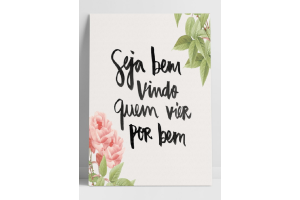 QUADRO EM TERCIDO COM CHASSI EM MADEIRA 26X37CM REF-QDB057 REF-0033779