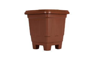 VASO QUADRADO Nº10 TERRACOTA COD7359 REF-201