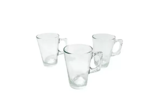 JG DE CANECA VIENNA LISA 260ML C/3PÇS 16CM REF-13312