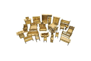 MOVEIS E AMBIENTES PARA CASA DE BONECAS REF-156