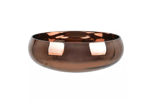 VASO DE VIDRO DECOR (BACIA) BRONZE REF-41031-195