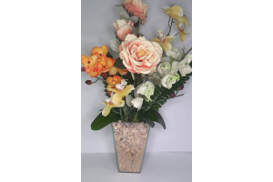 VASO FLOR DE VIDRO PRA DECORACAO REF-020